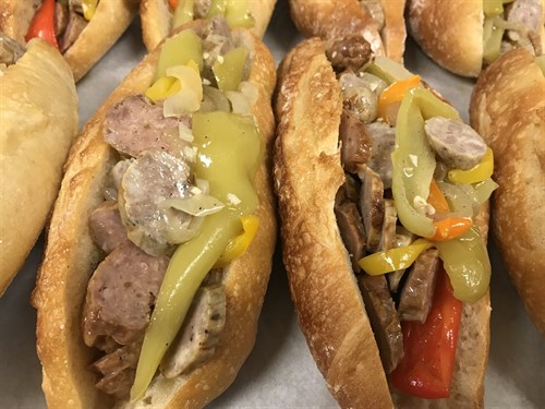 Sausage and Pepper Hero
